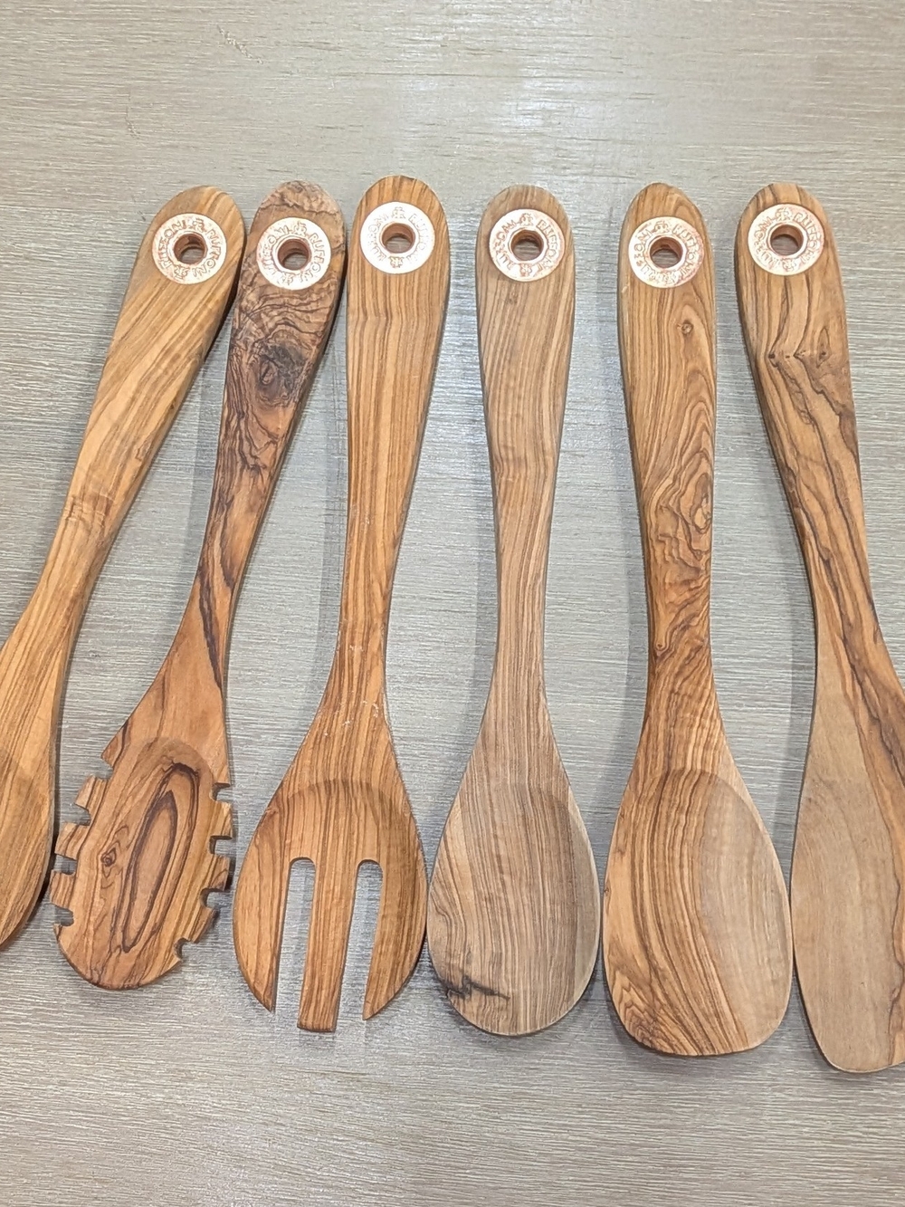Ruffoni Olive 6 Pc Wood Utensil Set